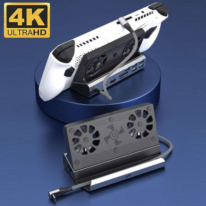 9 -in -1 For ASUS ROG Ally 100W PD Charging Game Console Stand Multifunctional USB 3.0 Docking St...