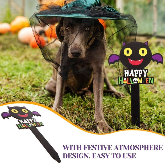 Halloween Yard Signs Outdoor Garden Decoration, Color: No.7