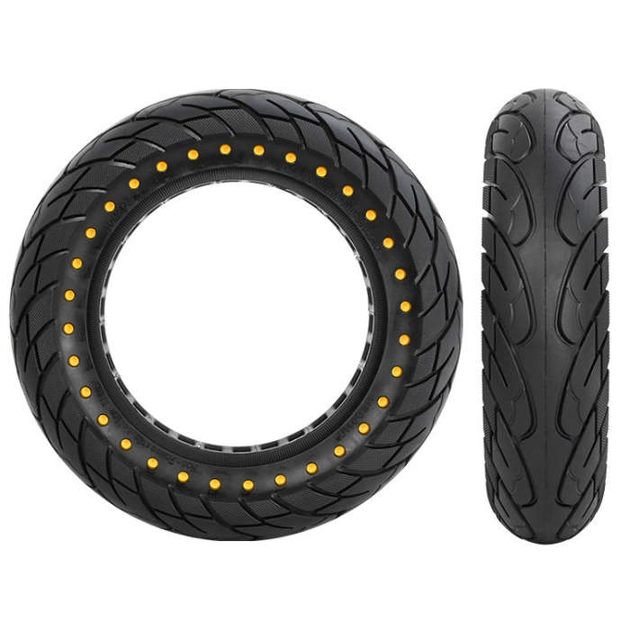 For Ninebot MAX G30 Electric Scooter 10x2.5 Inflatable Honeycomb Solid Run-flat Tire(44mm Slot Blue)