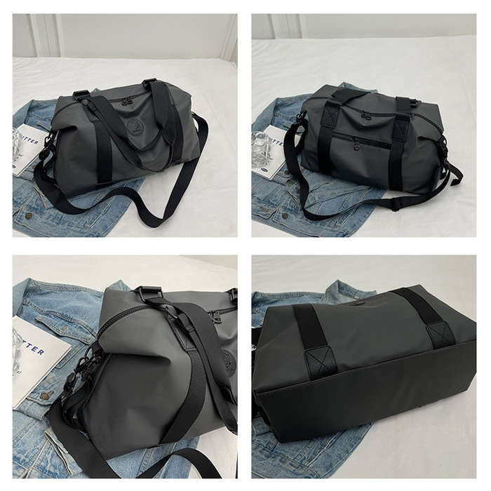 Large Capacity Waterproof Sports and Fitness Bag Outdoor Travel Luggage Bag(Blue)