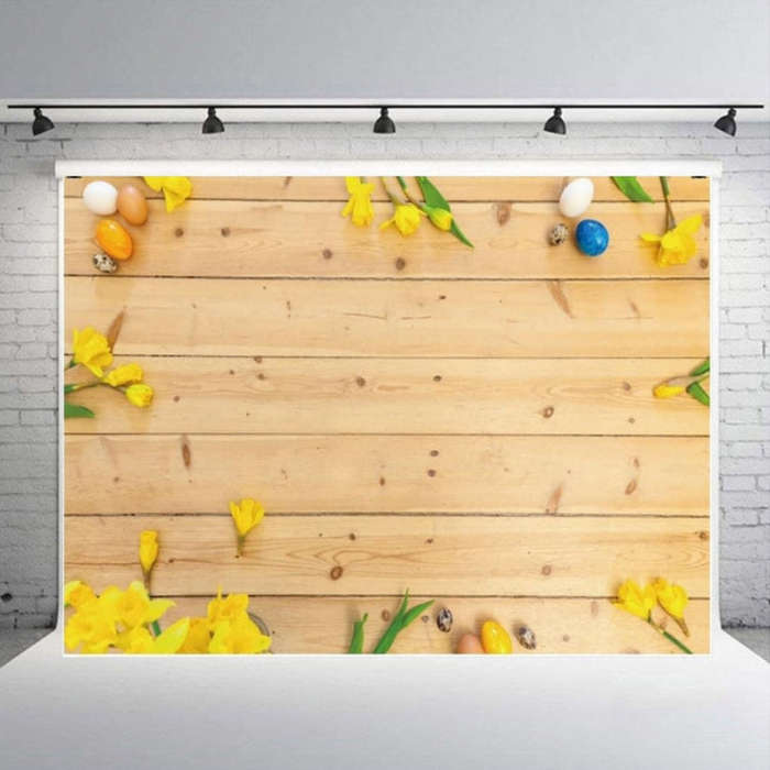 1.25x0.8m Wood Grain Flower Branch Props 3D Simulation Photography Background Cloth, Style: C-4034