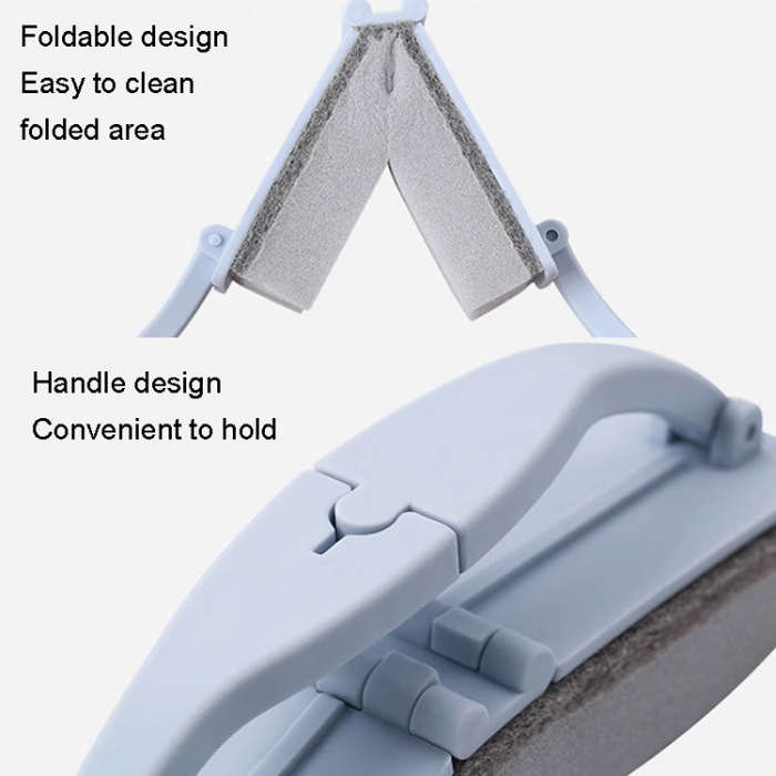Folding Kitchen Stove Cleaning Brush Multi-Functional Decontamination Brush(Grey)