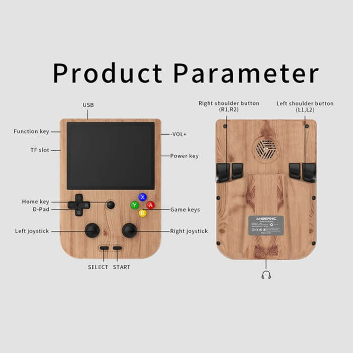 ANBERNIC  RG405V 4+128G 7000+ Games Handheld Game Console 4-Inch IPS Screen Android 12 System T61...