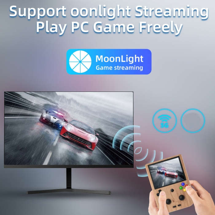 ANBERNIC  RG405V 4+128G 7000+ Games Handheld Game Console 4-Inch IPS Screen Android 12 System T61...
