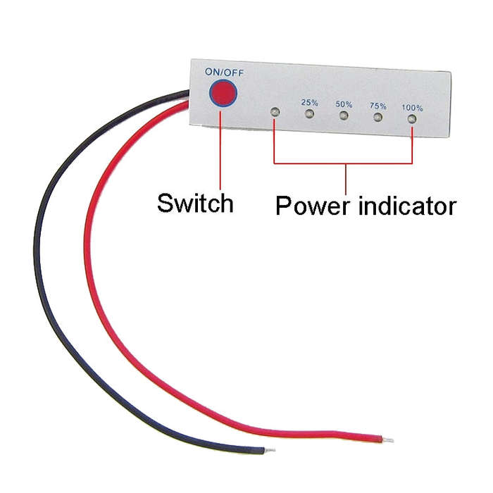 Lithium Battery Power Display Board Iron Phosphate Indicator Board, Specification: 2S 8.4V Lithiu...