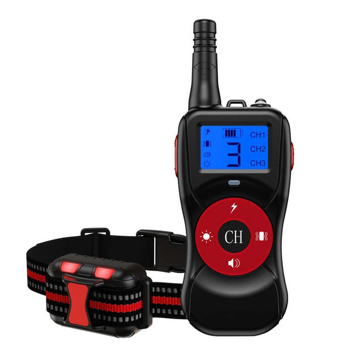 Smart Electronic Remote Control Training Device Waterproof Pets Bark Stopper, Size: For-One-Dog(Red)