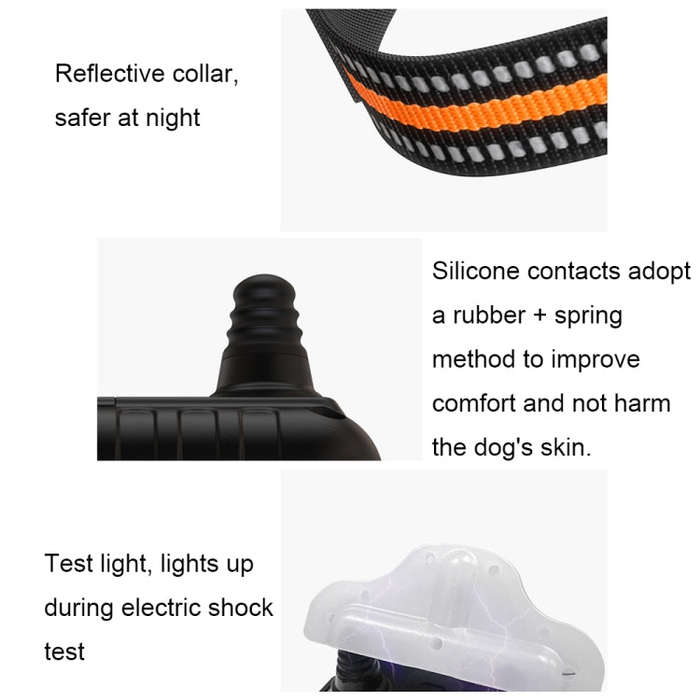 Smart Electronic Remote Control Dog Training Device Waterproof Pets Bark Stopper, Size: For-Two-D...