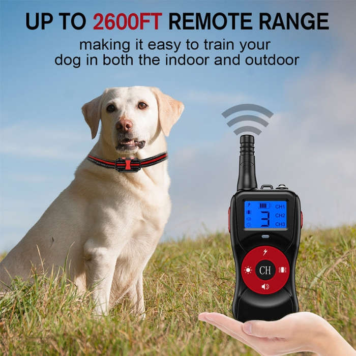 Smart Electronic Remote Control Dog Training Device Waterproof Pets Bark Stopper, Size: For-Two-D...