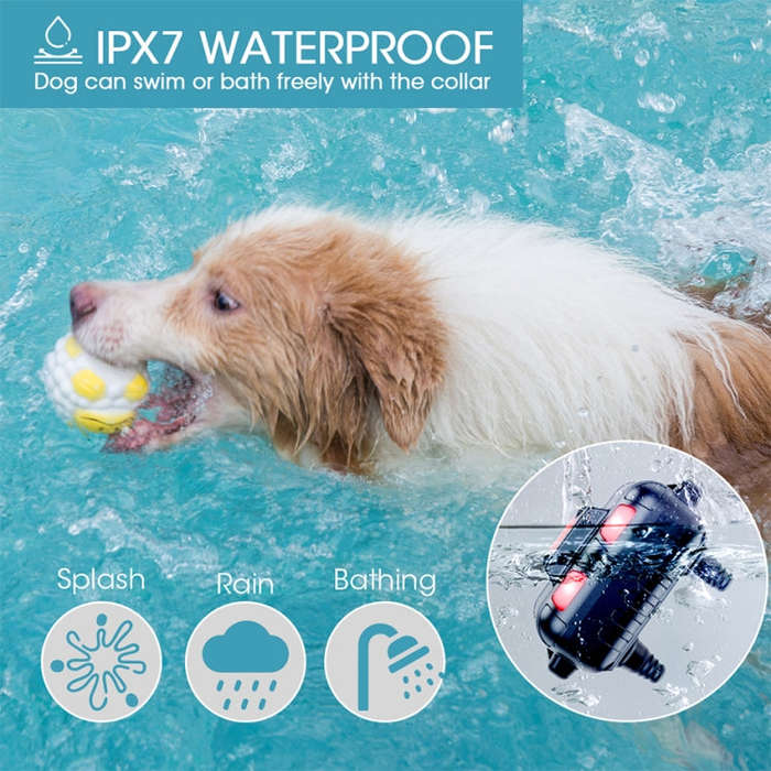 Smart Electronic Remote Control Training Device Waterproof Pets Bark Stopper, Size: For-One-Dog(F...