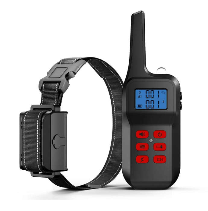 Pet Smart Training Waterproof Collar 1000m Remote Control Training Device, Spec: Receiver + Red R...