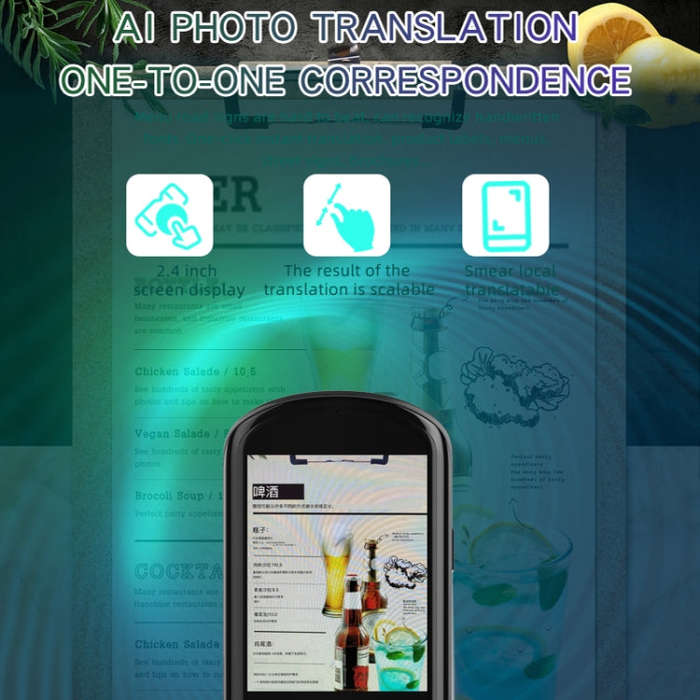 2.88-inch HD Screen WiFi Translator 139 Languages Voice Translator Photo Recording Translator Pen...