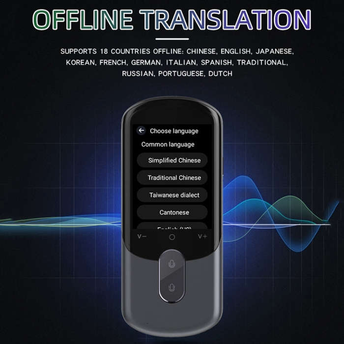 2.88-inch HD Screen WiFi Translator 139 Languages Voice Translator Photo Recording Translator Pen...
