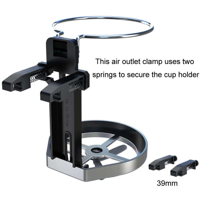 Car Drink Holder Center Console Water Cup Holder Multifunctional Ashtray Bracket(Black)