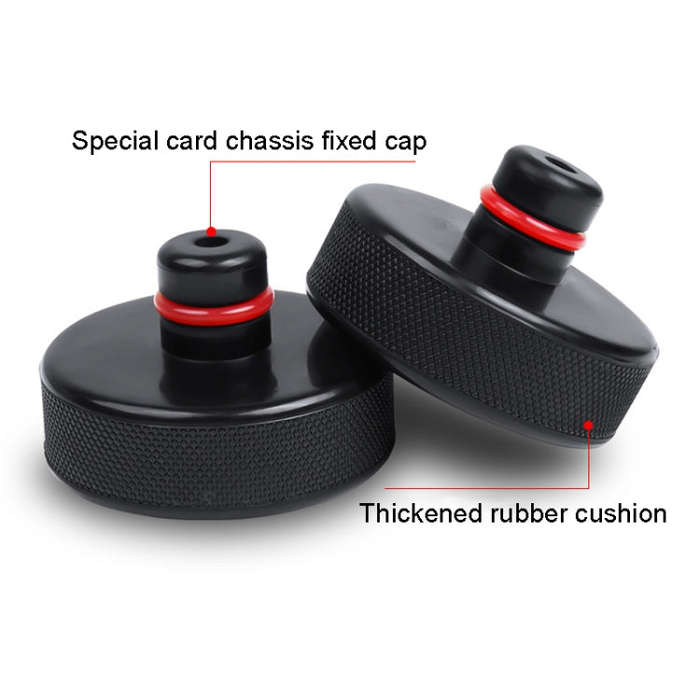 Single Pad For Tesla Model Y / 3 Jack Underbody Shock Absorbing Rubber Mat