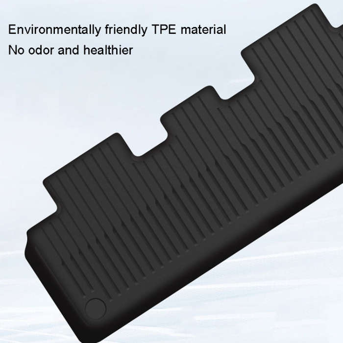 3pcs /Set For Tesla Model 3 TPE Injection Car Foot Mats Interior Accessories