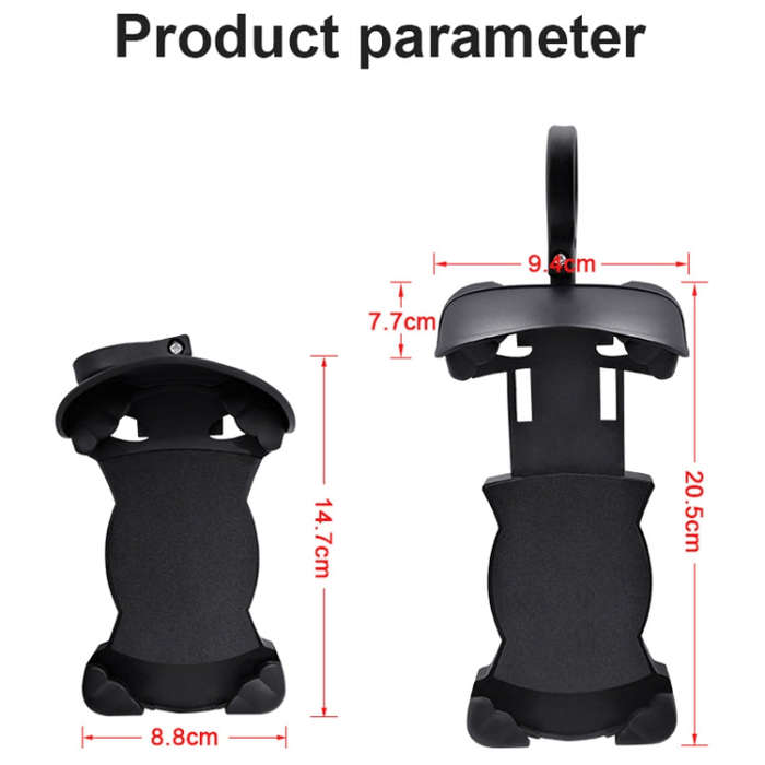 Motorcycle Sunshade Rainproof Mobile Phone Holder, Shape: Mirror Holder  No Charge