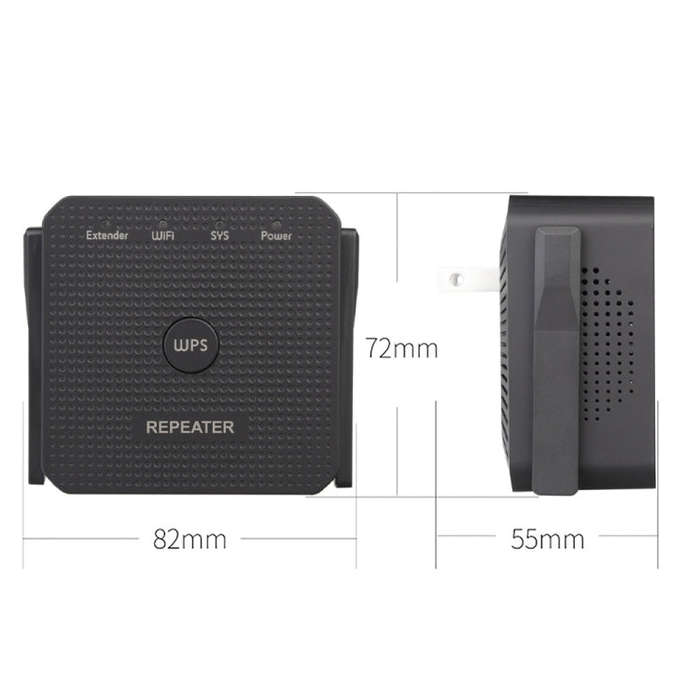 2.4G 300M Wifi Repeater Wifi Extender Wifi Amplifier With 1 LAN Port EU Plug