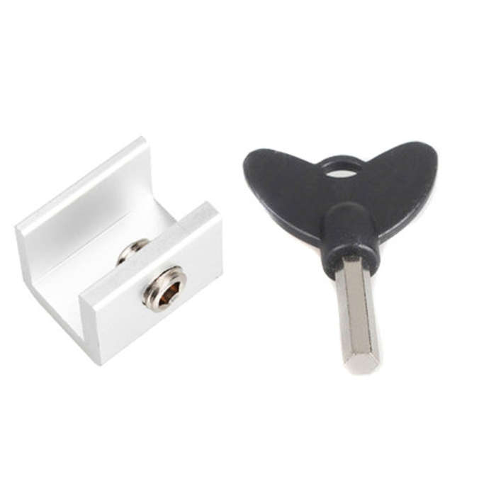 Child Safety Protection Screen Window Limiter Sliding Door Latch With Key, Model: Wider Model+Str...