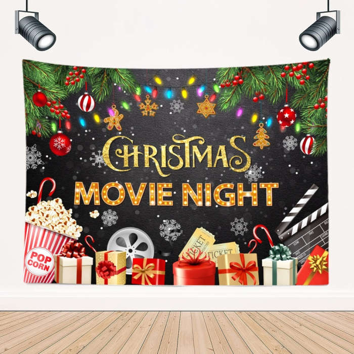150 x 100cm Peach Skin Christmas Photography Background Cloth Party Room Decoration, Style: 5