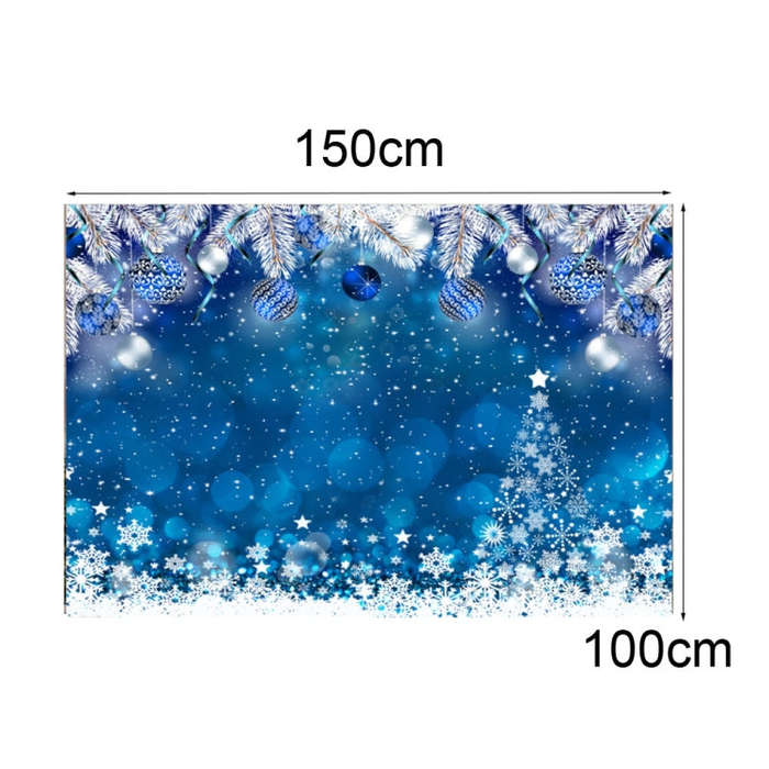 150 x 100cm Peach Skin Christmas Photography Background Cloth Party Room Decoration, Style: 4