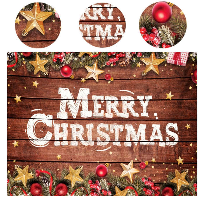 150 x 200cm Peach Skin Christmas Photography Background Cloth Party Room Decoration, Style: 8