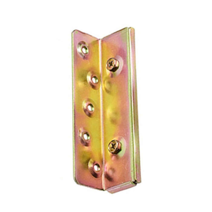 Bed Hinge Pendant Bed Accessories Furniture Hardware Corner Code With Screws, Model: Lengthened A...