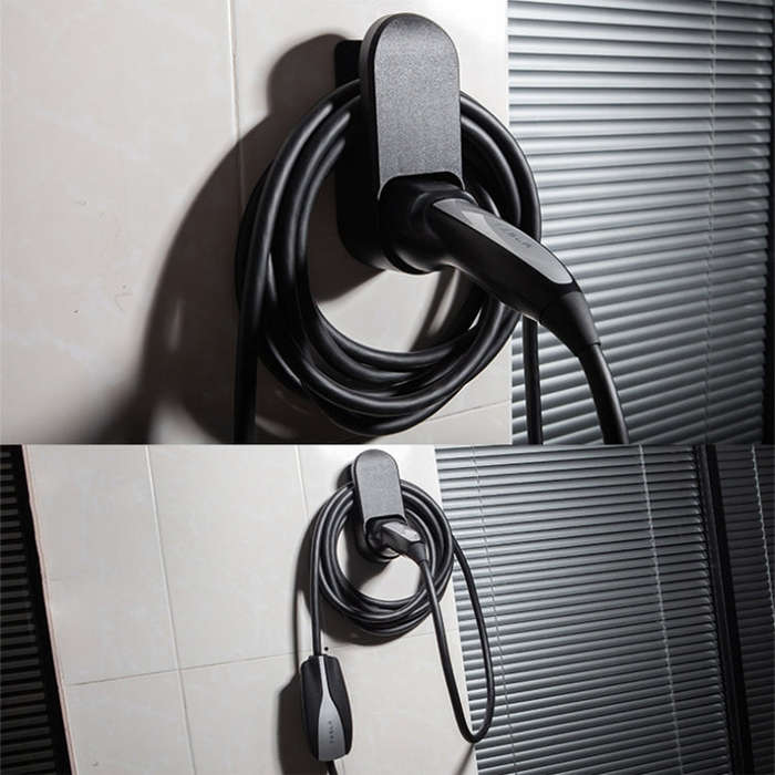 For Tesla Model 3 / X / S / Y Car Charger Wall Storage Bracket(US Plug)
