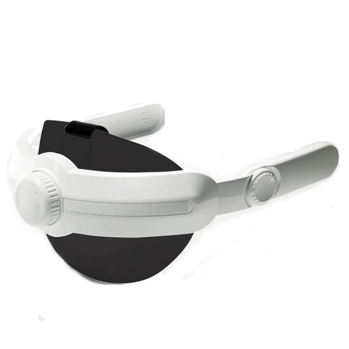 For Quest 3 VR  iplay Head Strap Reduce Pressure Adjustable Headband(White)