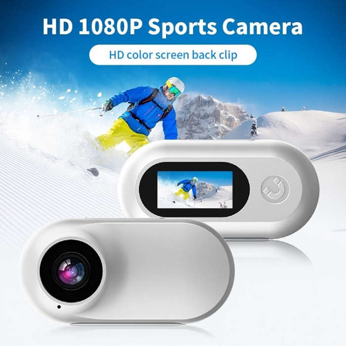 Magnetic Thumb Camera Portable HD Camera For Outdoor Cycling, Model: Standard+Pet Silicone Collar