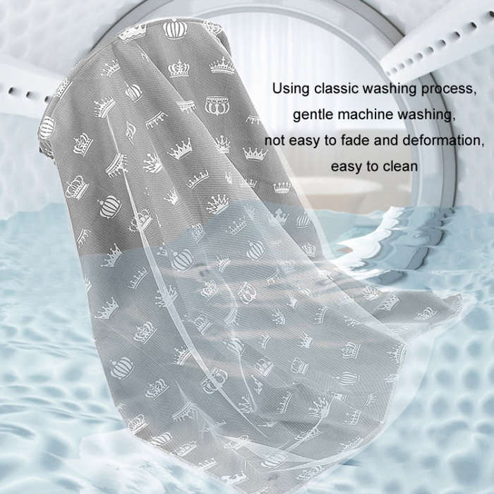 Anti-exposure Nursing Pad Outdoor Fig Leaf Stroller Mosquito Net, Color: Jurassic