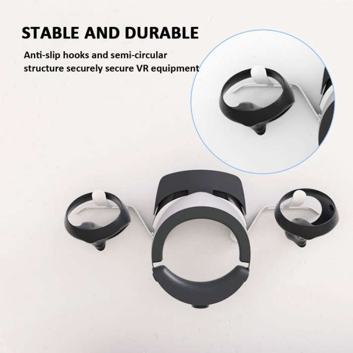 iplay Universal VR Wall-mounted Storage Bracket  For Quest 3/2 Pico 4/3 PS5 VR(White)