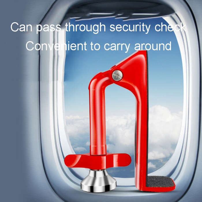 Metal Lever Door Stopper Hotel Travel Home Burglar Door Stopper, Model: Door Stopper