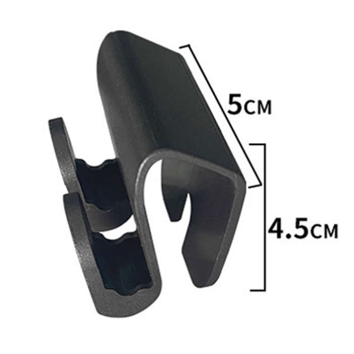 For Tesla Model Y Passenger Glove Box Hook Interior Modification Accessories(Black)