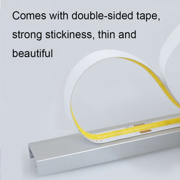1m 24V 8mm Wide COB Adhesive Decorative LED Light Strip, Specification: 480 Beads-14W-90 Display(...