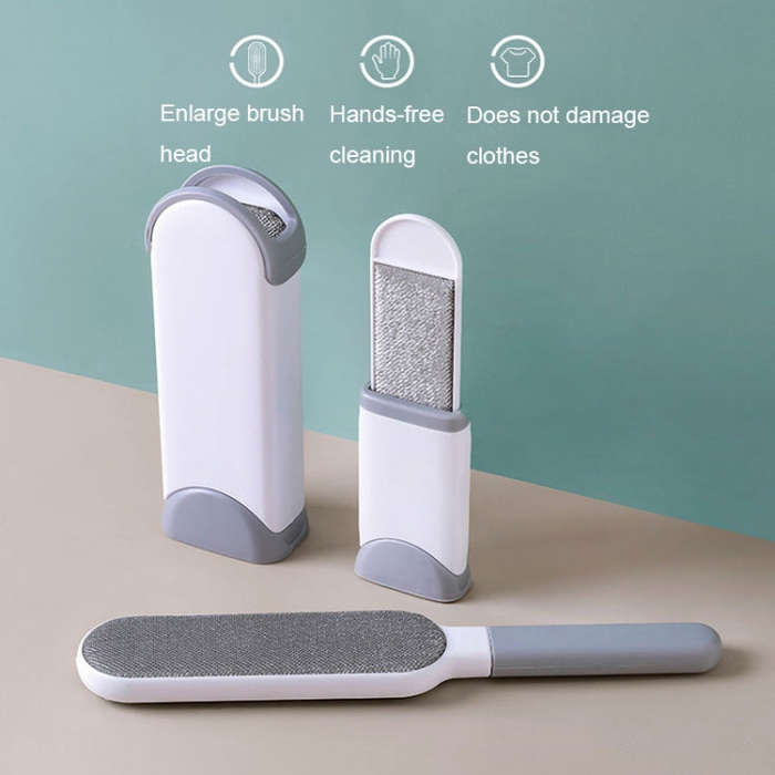 Clothes Sofa Dust Remover Household No-wash Double-sided Electrostatic Hair Removal Brush, Color:...