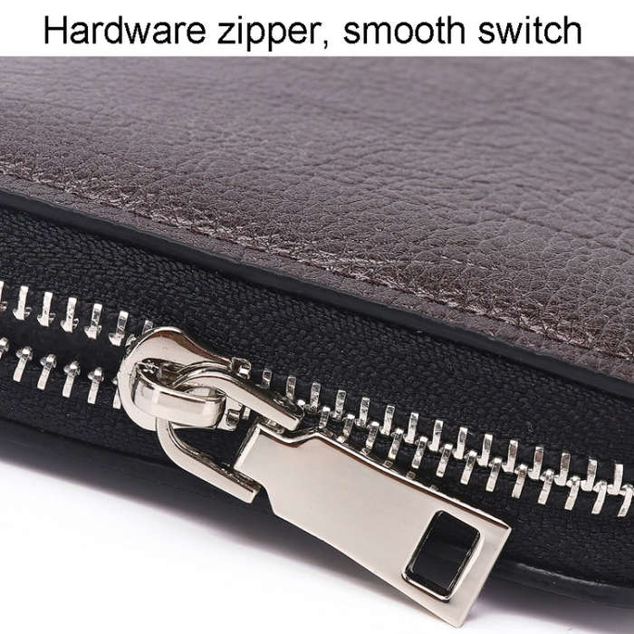 Ladies Long Casual Hand Clutch Bag Multi Card Position Zipper Phone Pouch, Model: W15840-13