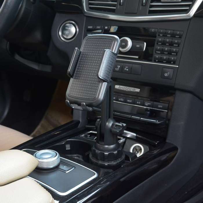 Car Water Cup Holder Mobile Phone Holder(Black)