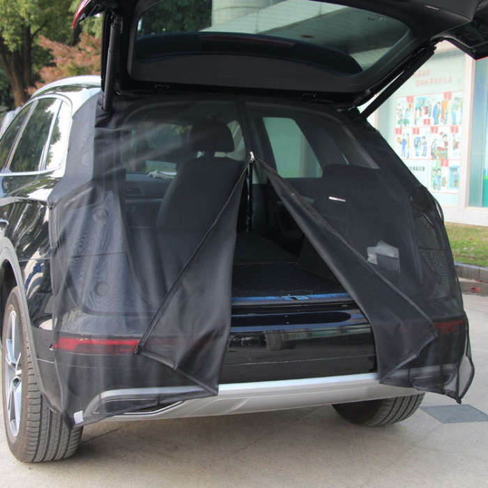 M 156 x 150cm Car Tailgate Anti-Mosquito And Insect Screens Trunk Magnetic Sunscreen Mosquito Net