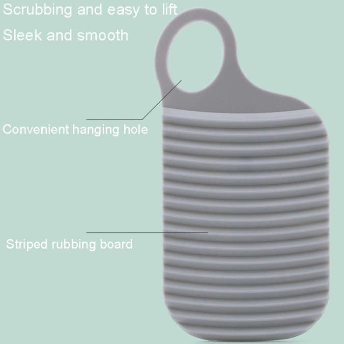 Foldable Soft Silicone Laundry Board for Home Use(Green)