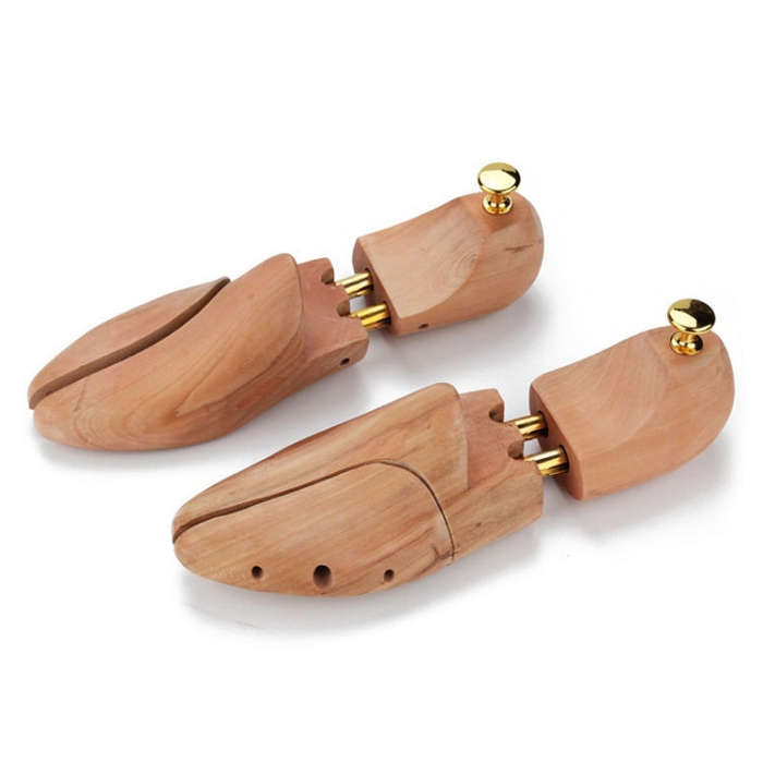 1pair Dutchwood Shoe Stretcher Expander Adjustable Anti-Wrinkle Shoe Last, Size: 41/42