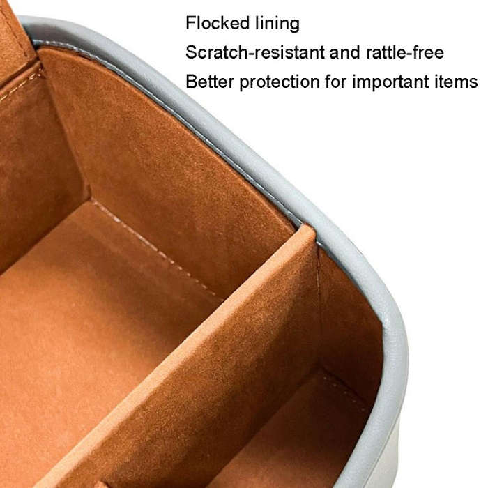 Cat Supplies Leather Storage Box Car Split Paper Tissue Box, Color: Classic Black