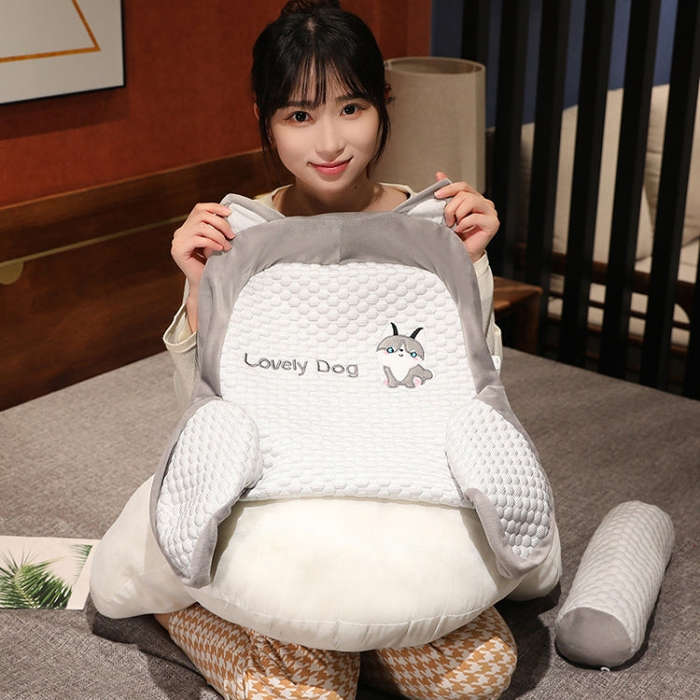 Bedside Cushion Soft-Packed Waist Pillow Sofa Tatami, Size: Medium(Toast)
