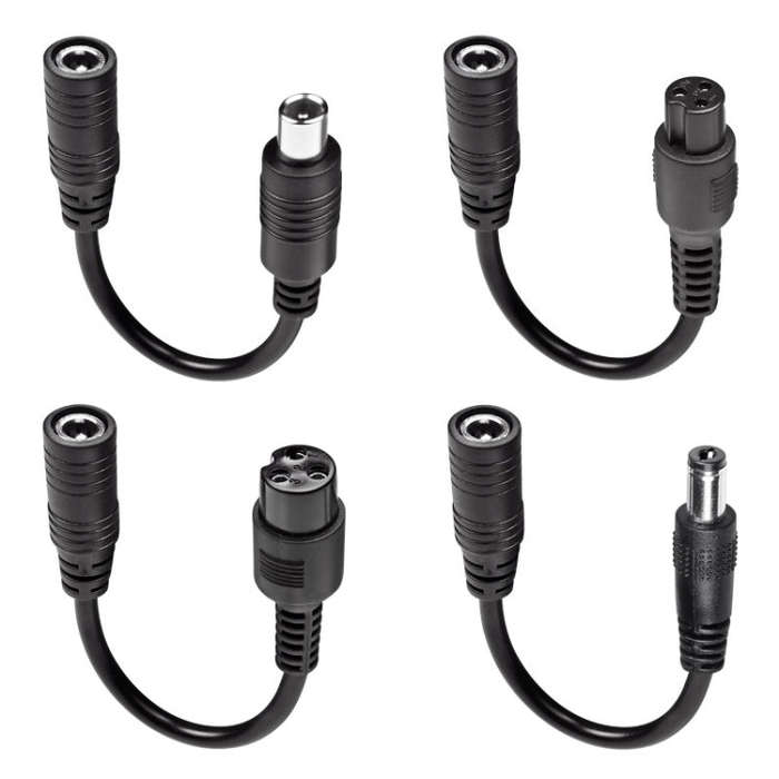 42V 2A Electric Bike Scooter Lithium Battery Charger With 4 Adapter Line US Plug