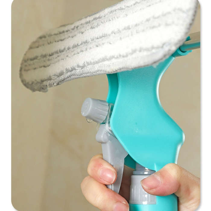 4 In 1 Double-sided Glass Wiper Window Squeegee Portable Spray Mirror Car Glass Cleaner  YJ520