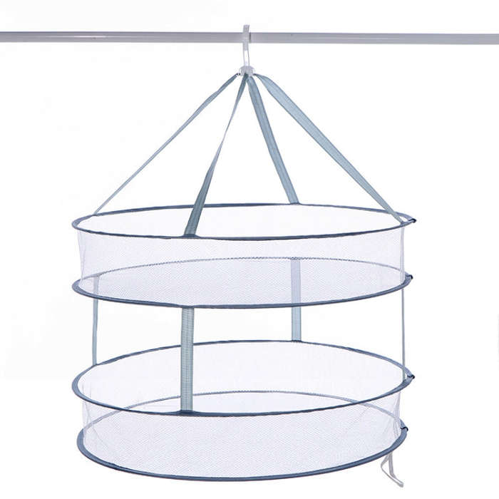 Foldable Drying Clothes Net Hanging Sweater Drying Rack, Spec: 61cm 2 Layers