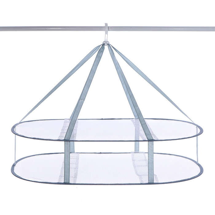 Foldable Drying Clothes Net Hanging Sweater Drying Rack, Spec: 61 x 76cm 2 Layers