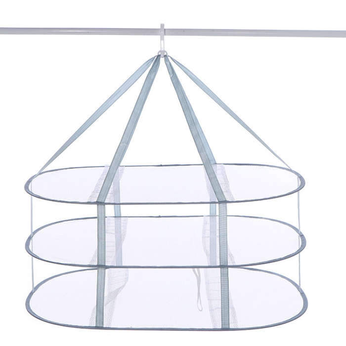 Foldable Drying Clothes Net Hanging Sweater Drying Rack, Spec: 61 x 76cm 3 Layers