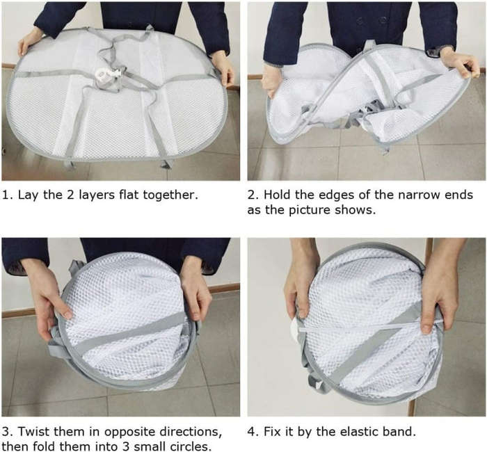 Foldable Drying Clothes Net Hanging Sweater Drying Rack, Spec: 51cm 1 Layer