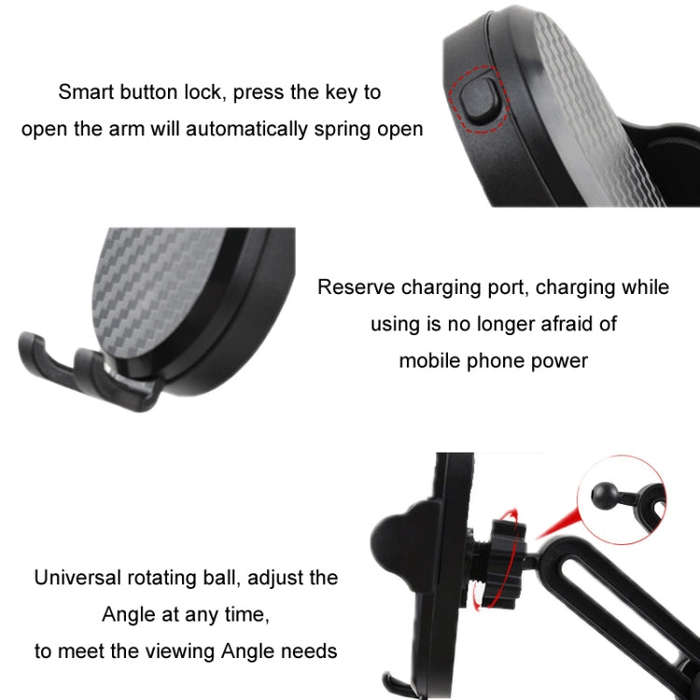 Car Centre Navigation Mobile Phone Holder 360 Rotating Water Cup Holder, Size: Small