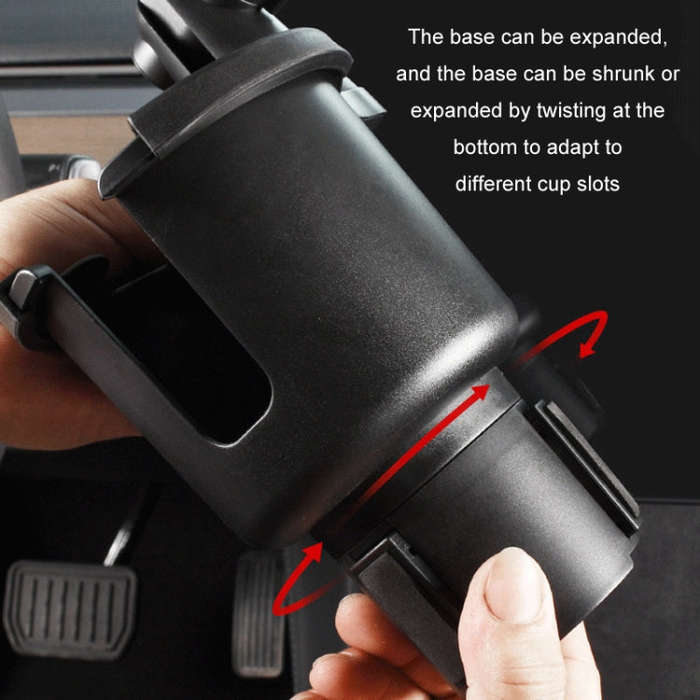 Car Centre Navigation Mobile Phone Holder 360 Rotating Water Cup Holder, Size: Small